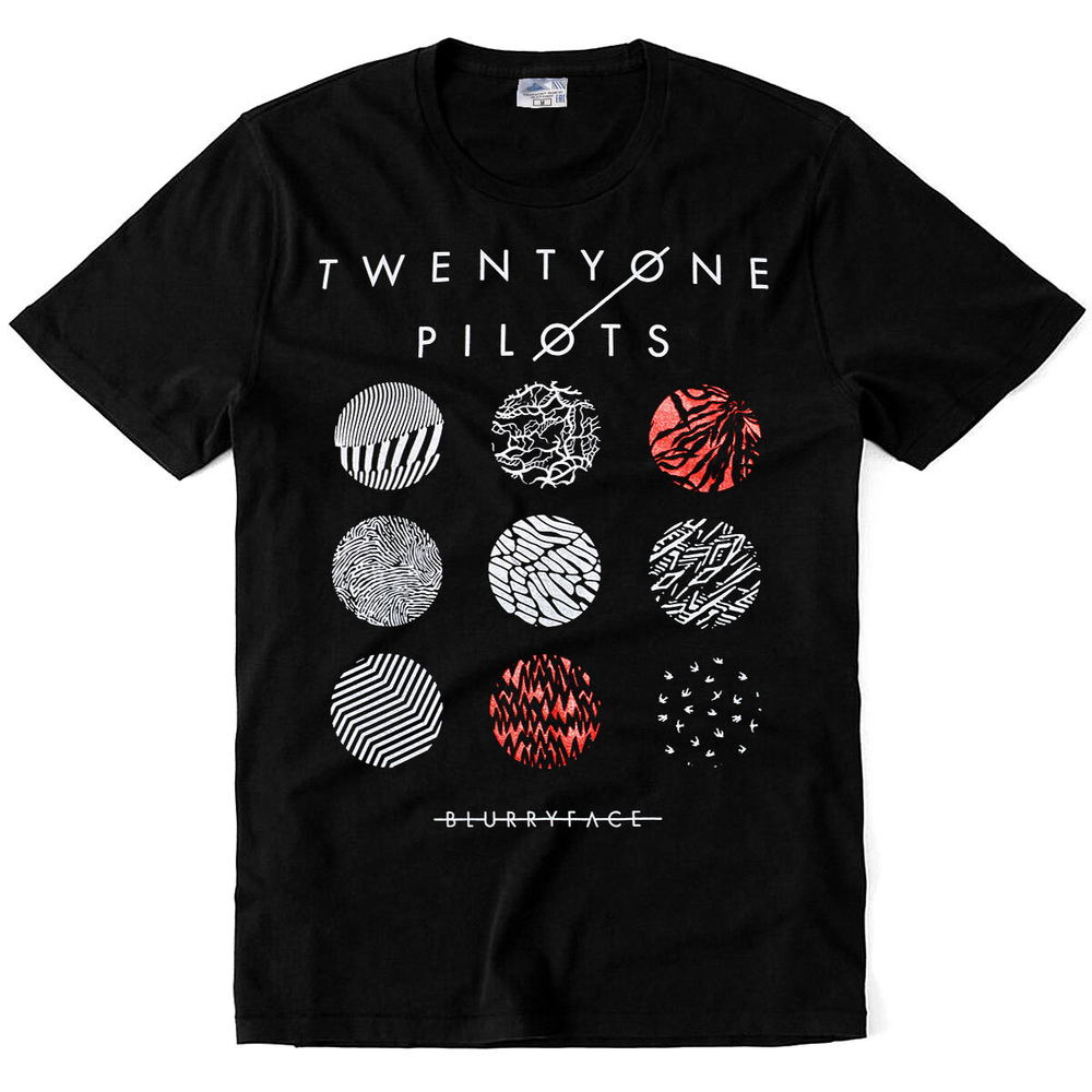 Футболка "Тwenty One Pilots (Blurгуfасе)"
