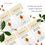 Idealove, Superfood Skin Savior, маска для лица с суперфудами, миндаль, 5 шт. по 20 мл (0,68 жидк. унции)