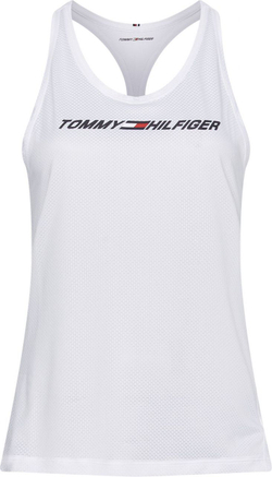 Женский топ теннисный Tommy Hilfiger Reg Graphic Mesh C-NK Tank Top - белый