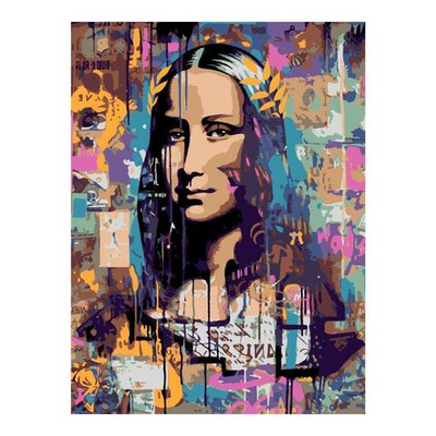 Картина по номерам 30*40см "Глазами улиц" (на подрам.) (Lori)