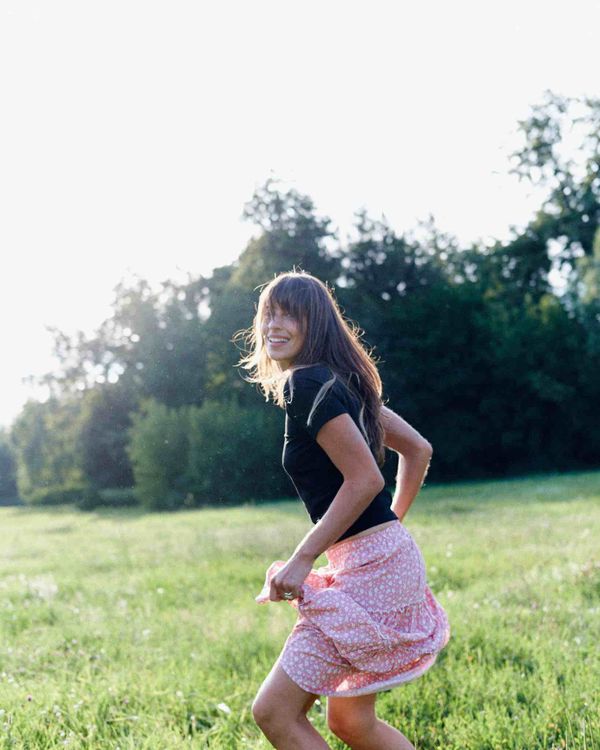 Юбка Long Tiered Pink Flower - фото 7