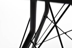 "Конте" интерьерный стол из HPL круглый Ø70см, цвет "серый гранит"