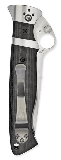 Складной нож Spyderco Vallotton Sub-Hilt Folder C149GP c клинком из стали CPM-S30V, рукоять G10