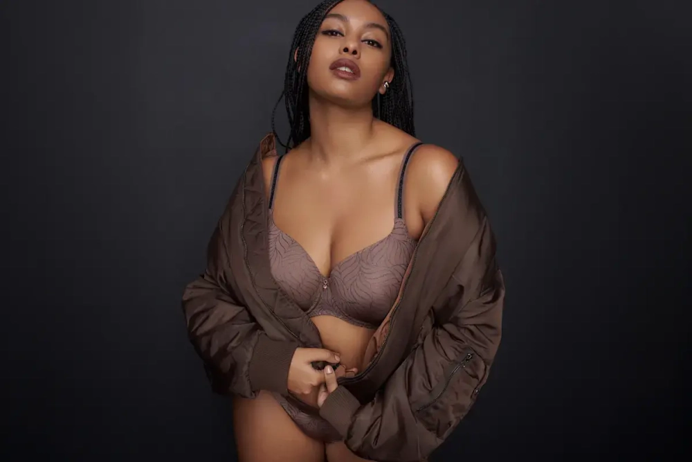 PRIMADONNA Twist Ajusco Бюстгальтер с поролоновым вырезом в форме сердца, серо-коричневый