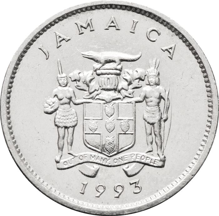 5 центов 1993 Ямайка