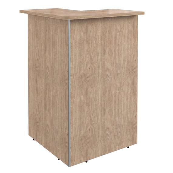 Стойка рецепции угловая DMC 88(R)  800х800х1200 DEX