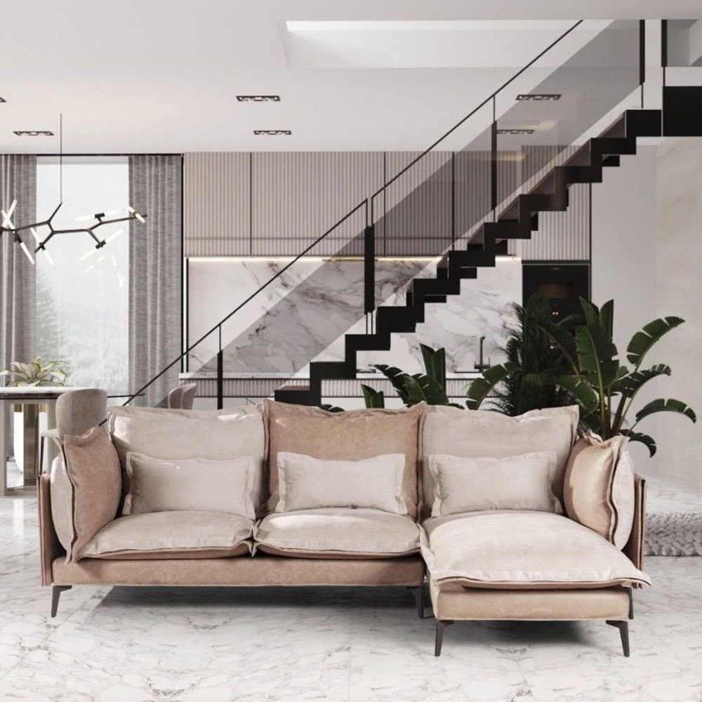 Elliot диван с шезлонгом