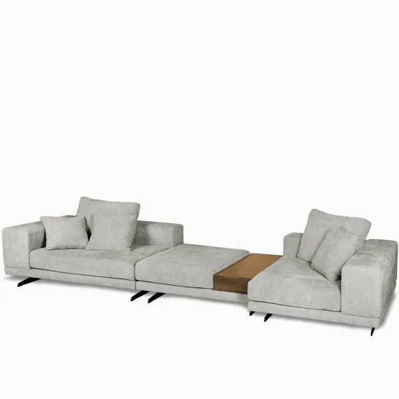 Модульный диван Iris ширина 380 см, бежевый