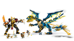Конструктор LEGO Ninjago 71796 Элементальный Дракон против Робота-императрицы