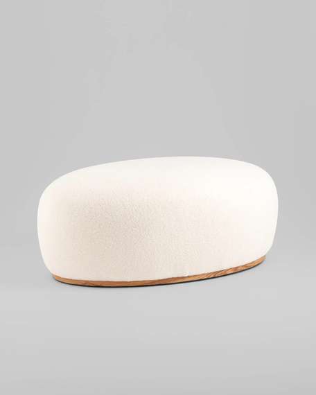 Пуф Полли XL тедди белый