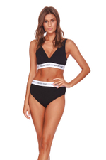 Комфортные трусики-слипы в спортивном стиле (Размер: S) (Цвет: розовый)