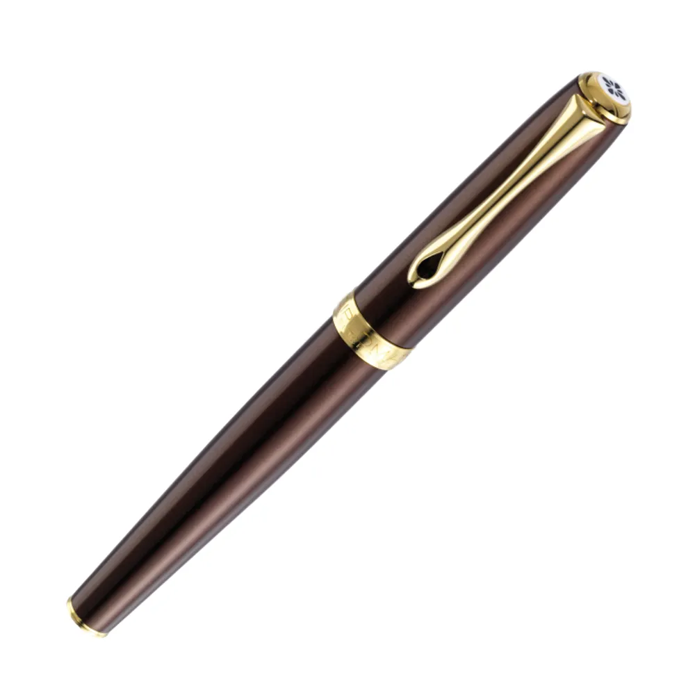 Перьевая ручка Diplomat Excellence A2 Marrakesh brown gold F 14ct. (D40213013) 1
