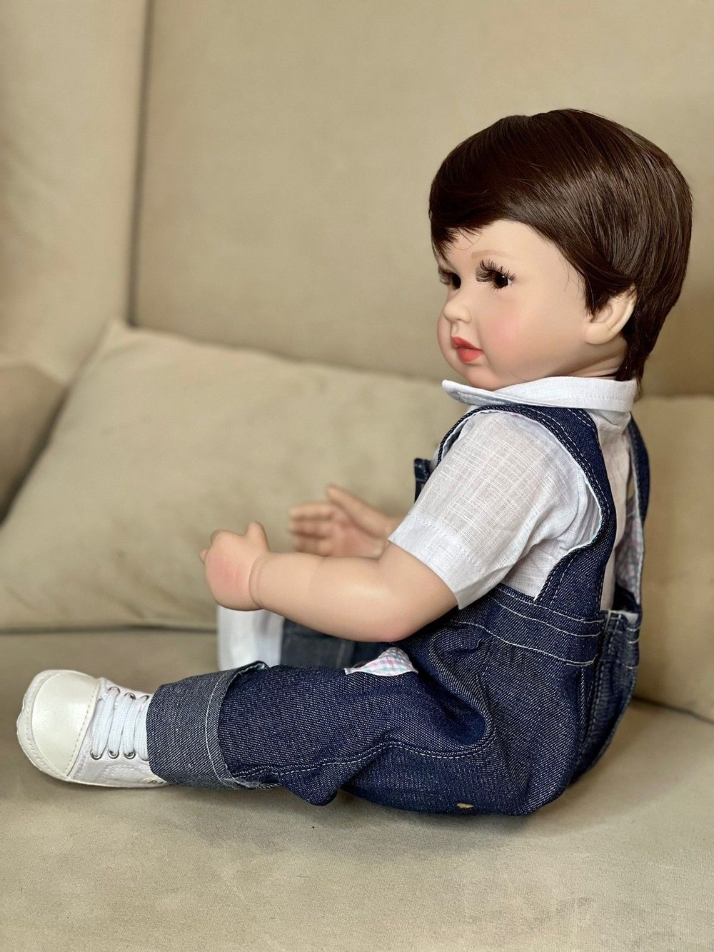 Кукла Реборн виниловая 55см в пакете (FA-327)