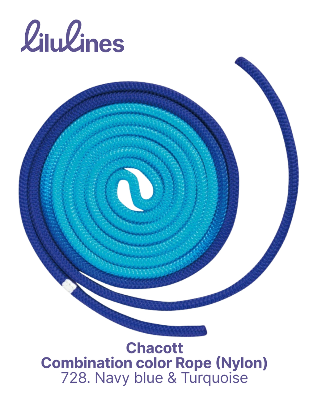 Скакалка CHACOTT Combination Color Rope (Nylon) · FIG