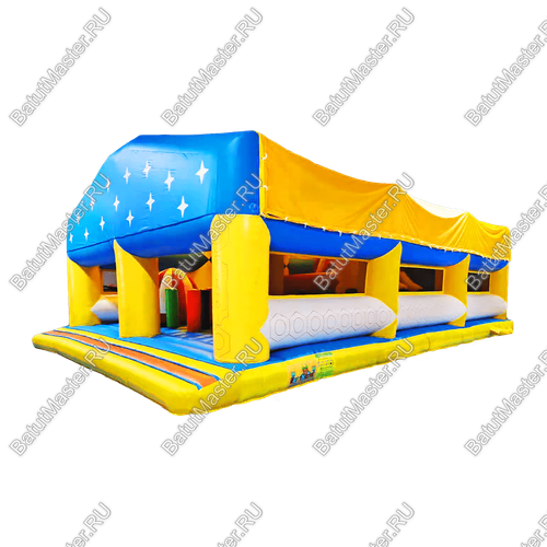 Коммерческий надувной батут "Сказочный комплекс" с крышей