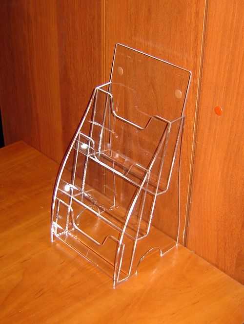 Подставка под буклеты А5 3-х ярусная вертикальная