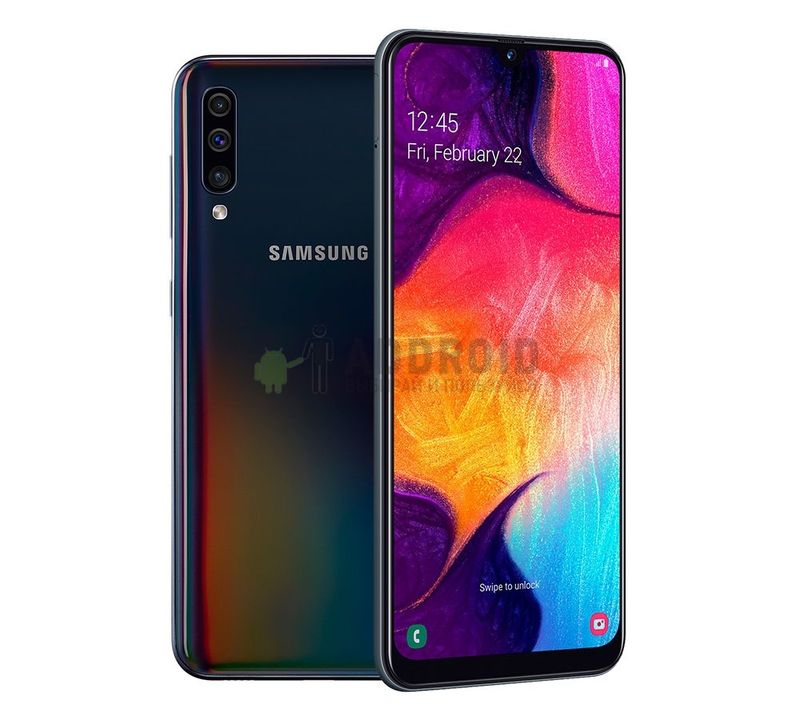 Смартфон Samsung Galaxy A50 (2019) A505FN 128GB Black (Витринный)