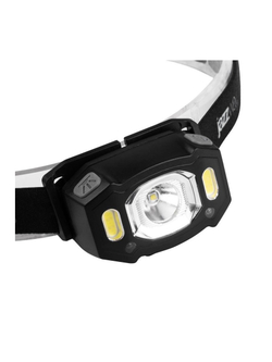 Фонарь аккумуляторный налобный AccuH3-L5W-bk LED 5Вт + 2хRED SMD IP54 5 режимов: 100проц. 180лм 3.5ч/50проц. 110лм 5.5ч/30проц. 65лм 15ч/красн. 28ч/мигающ. красн. 12ч аккум. управл. жестами черн. JazzWay 5036703