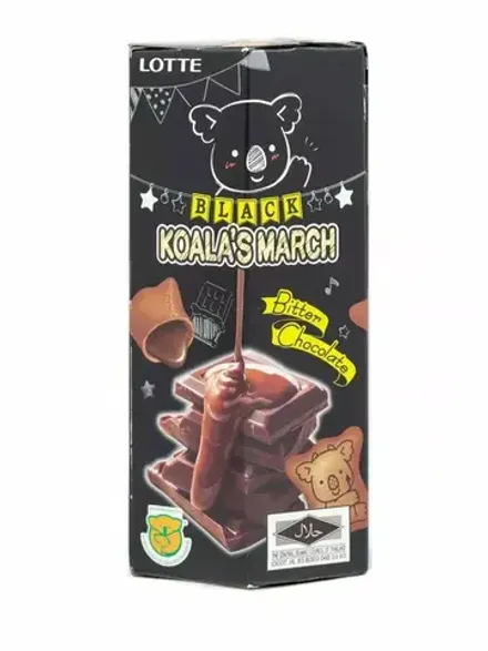 Печенье "Коала Марш" с тёмным горьким шоколадом, Thai Lotte, 37гр