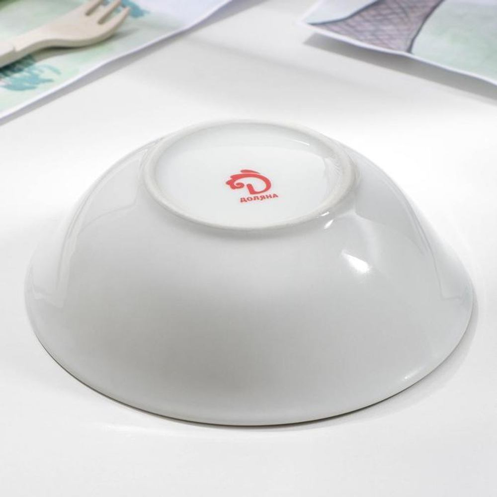 5478723 Набор детской посуды Доляна «Тигрёнок», 3 предмета: кружка 250 мл, миска 400 мл, тарелка 18