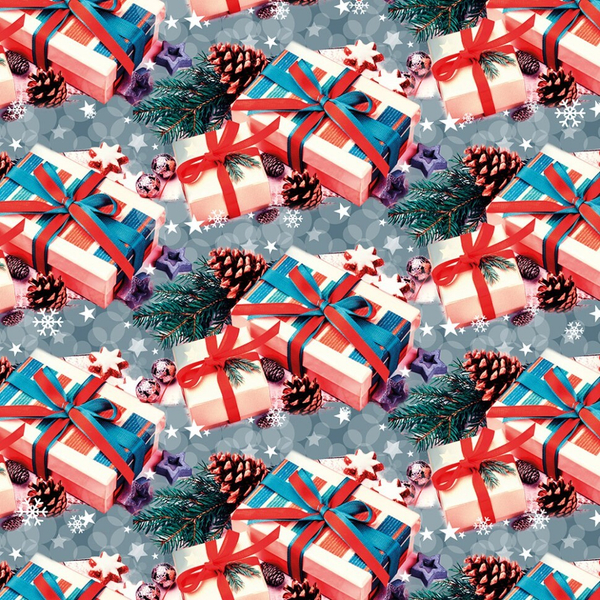 
          Бумага упаковочная 70 х 100 см 10 шт "С новым годом" в листах