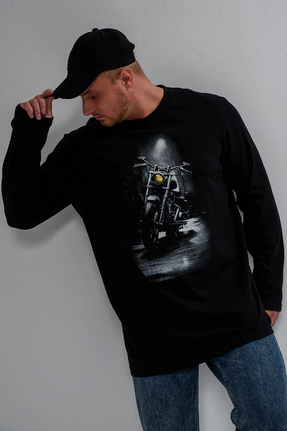 8533 футболка с дл.рукавом мужская