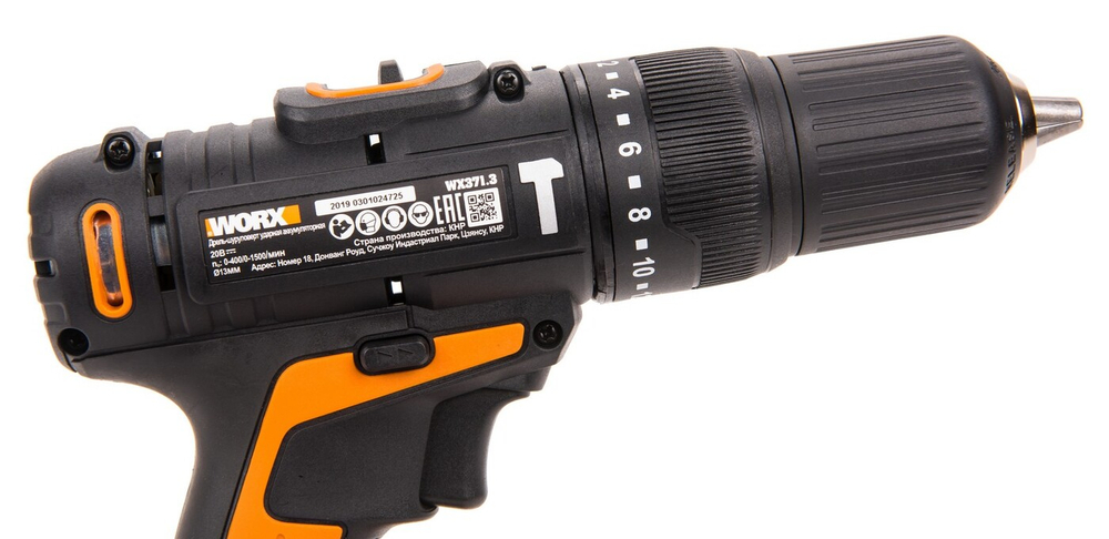 Дрель-шуруповерт ударная аккумуляторная WORX WX371.3