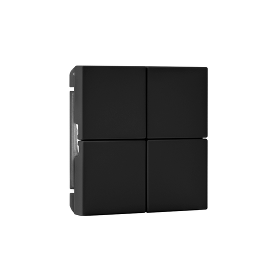 Выключатель сценарный 4-кл. ArtGallery (сх. 1) карбон SE GAL001074