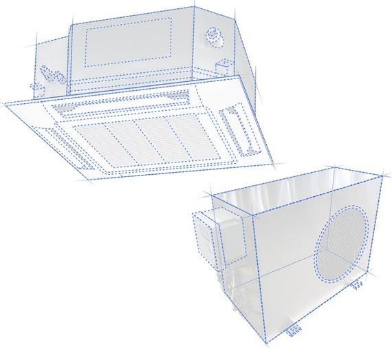 Кассетный кондиционер VENTEX Са-7000