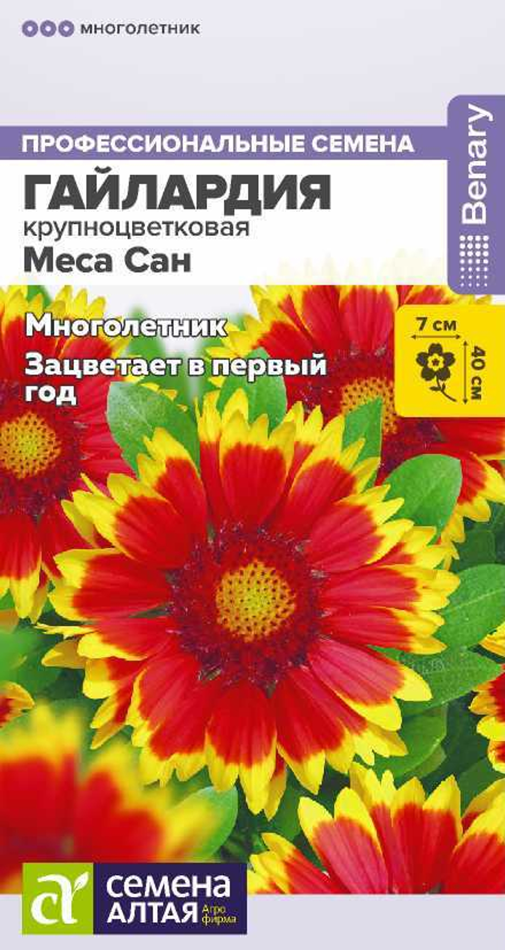 Гайлардия Меса Сан многолетник 3 шт (Семена Алтая)