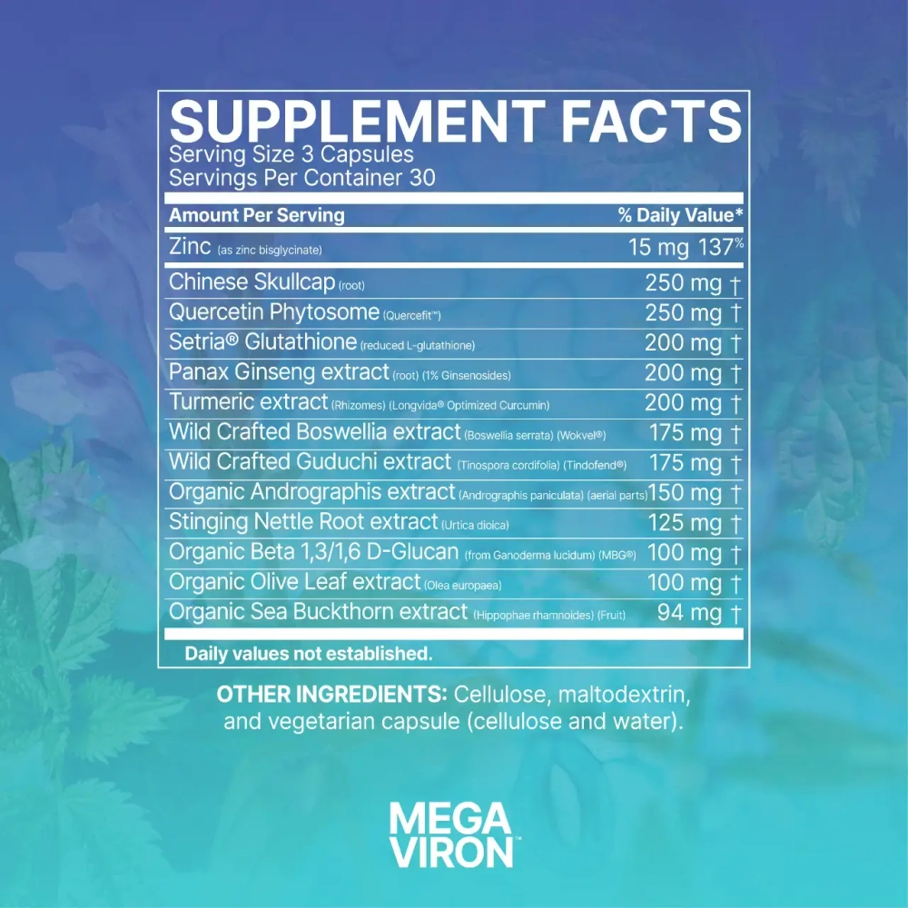 MicrobiomeLabs - MegaViron 90 capsules