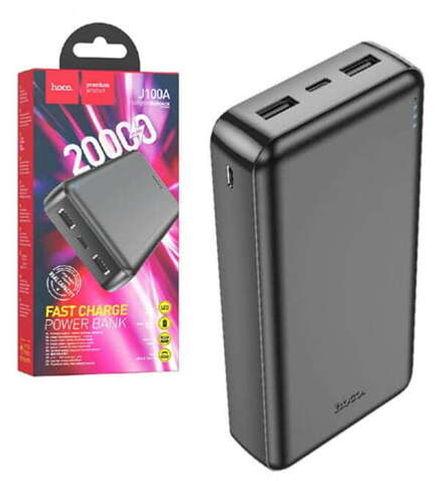 Портативный аккумулятор HOCO J100A 20000 mAh (черный)