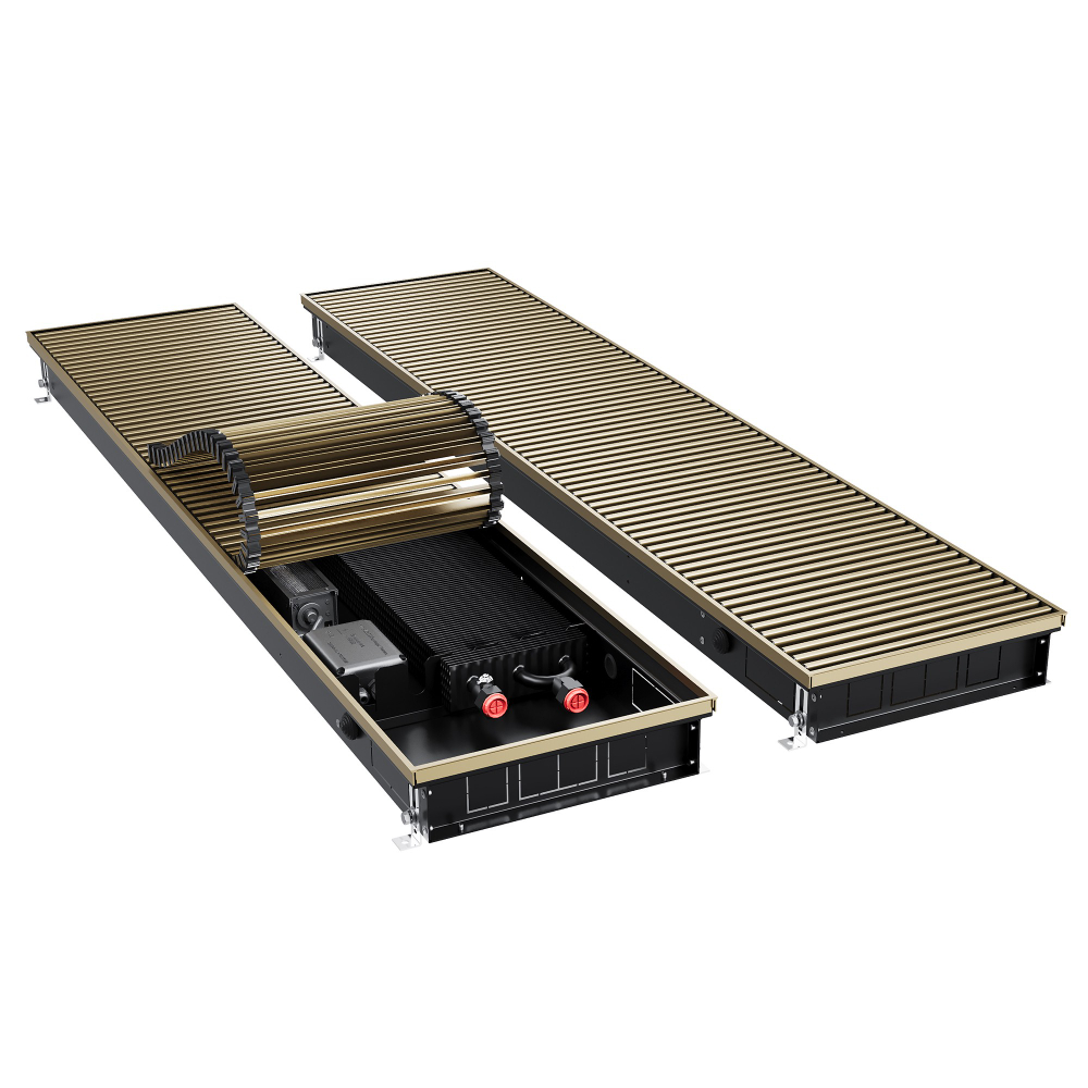 Конвектор внутрипольный Royal Thermo ATRIUM TURBO-80/300/2900-DG-U-AU