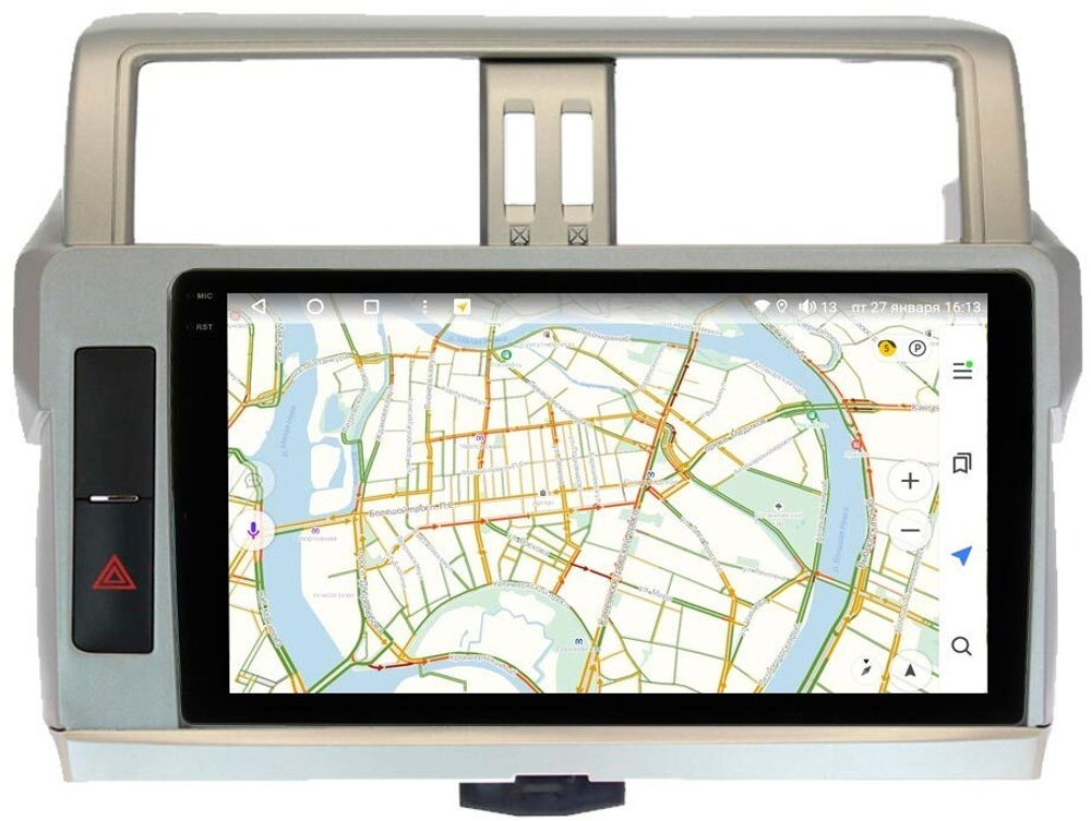 Магнитола для Toyota Land Cruiser Prado 150 2014-2017 - Vaycar VA77-0531-2K на Android 13, 8-ядер, 2K QLED, ТОП процессор, CarPlay,4G SIM-слот