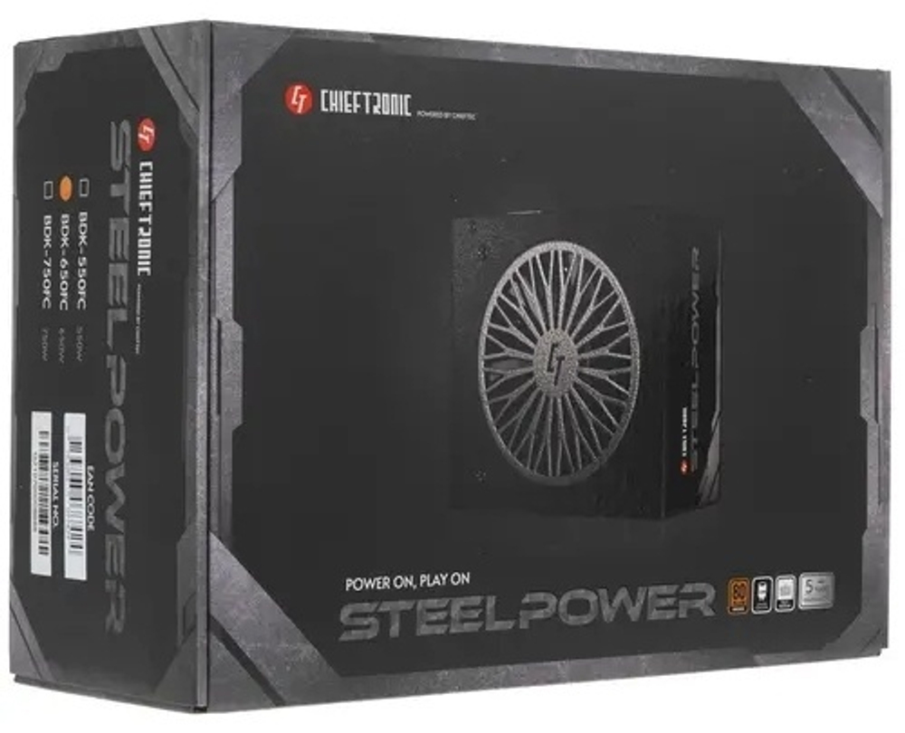 Блок питания Chieftronic SteelPower BDK-650FC 650 Вт