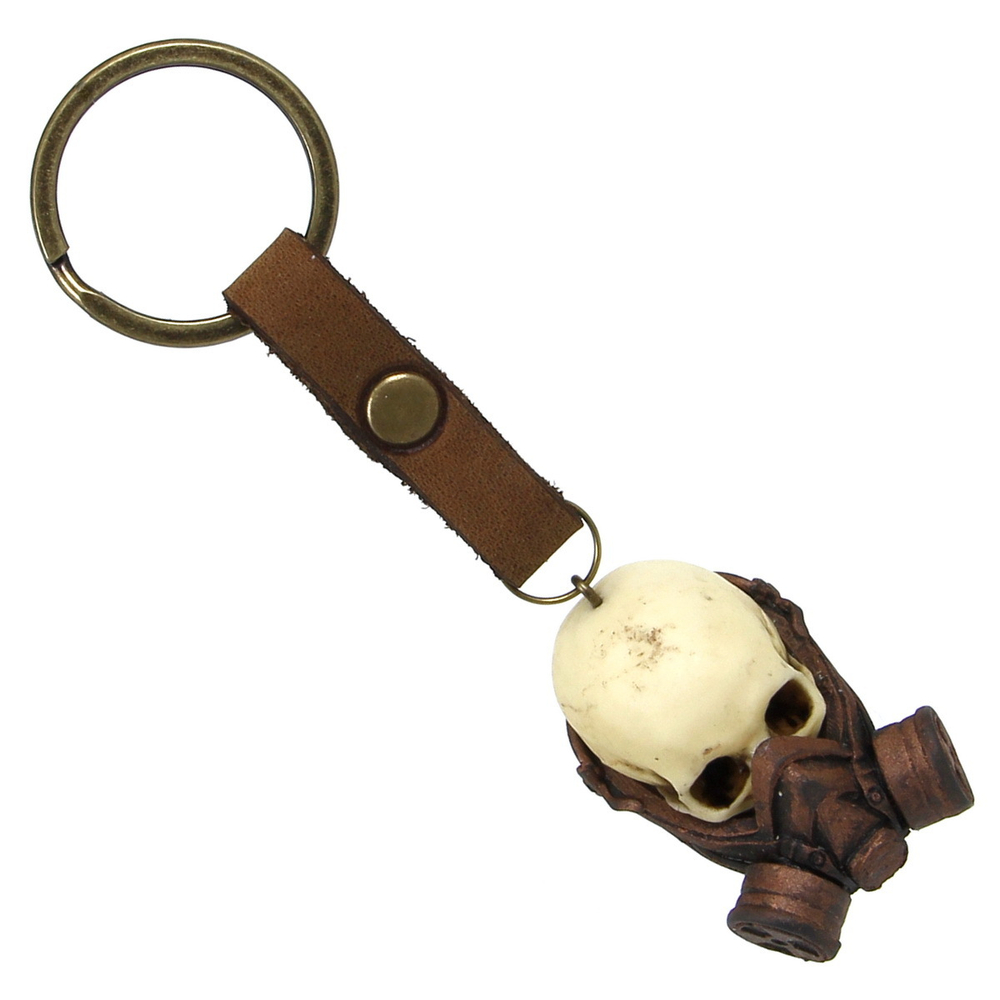 Брелок Череп в химзащите (142)