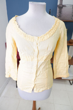 Блузка Promod легкая желтая 40 размер