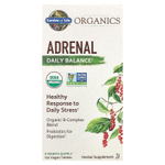 Garden of Life, MyKind Organics, средство для надпочечников, ежедневный баланс, 120 веганских таблеток