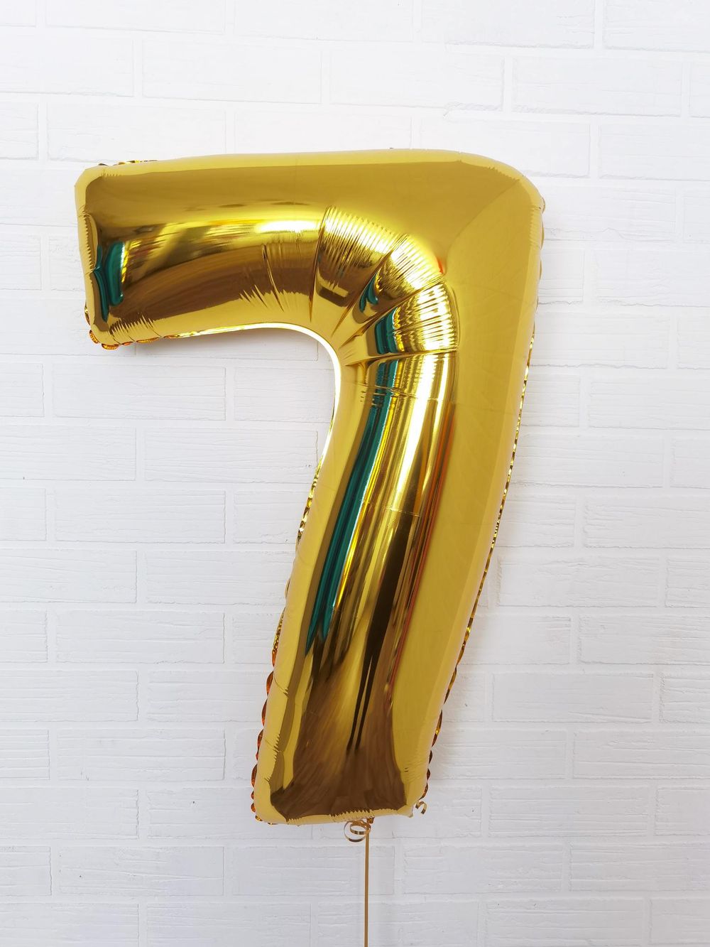 F 40"/102 см Цифра "7", Золото, 1 шт.  Изображение2