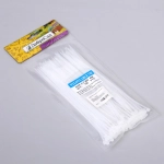 Хомут-стяжка пластиковый 2,7*200мм 100шт белый