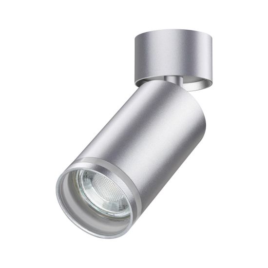 370887 OVER NT22 419 серебро Светильник накладной IP20 GU10 9W 220V ULAR