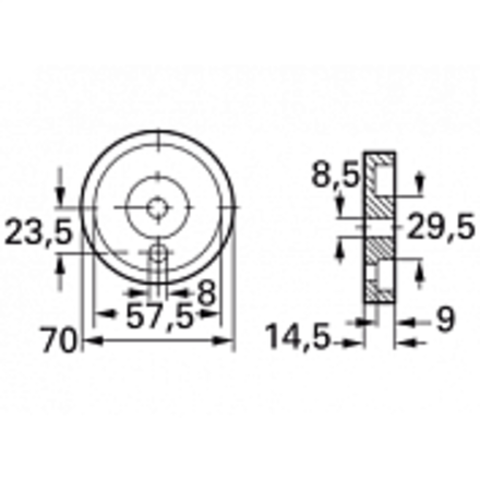 PCH 70 x 14.5 N22 Сердечник B65945A0000X022