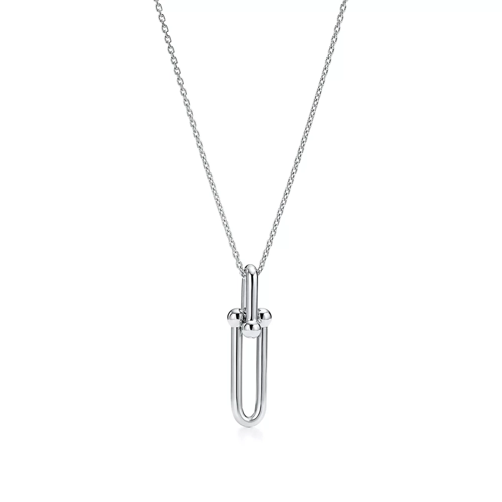 Подвеска из серебра, Tiffany💠 Elongated link, В наличии