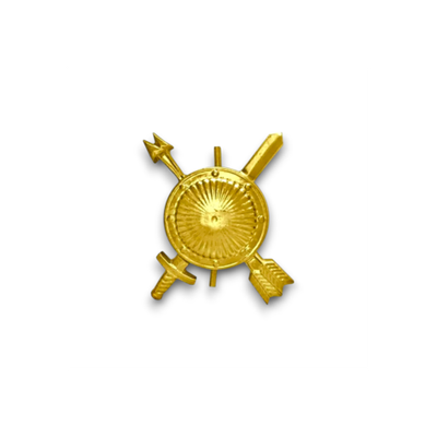 Эмблема ( Знак ) Петличная ( Петлица ) РВСН Золотистая