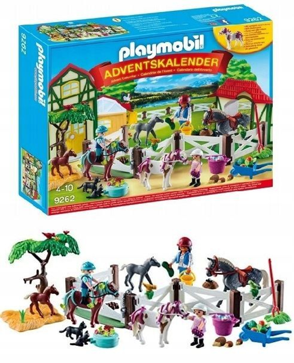Playmobil advent calendar horse farm sale