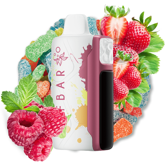 ELF BAR SOUR - Red Raspberry Strawberry (5% nic)
