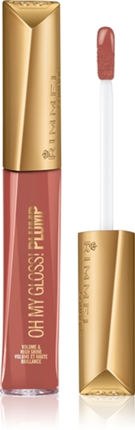 Rimmel Oh My Gloss! Plump - Блеск для губ оттенок Spiced Nude, 6 ml