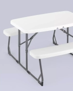 Комплект стола и двух скамеек, раскладной