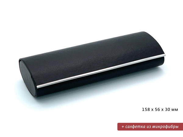 Футляр для очков с салфеткой 803/13 черный