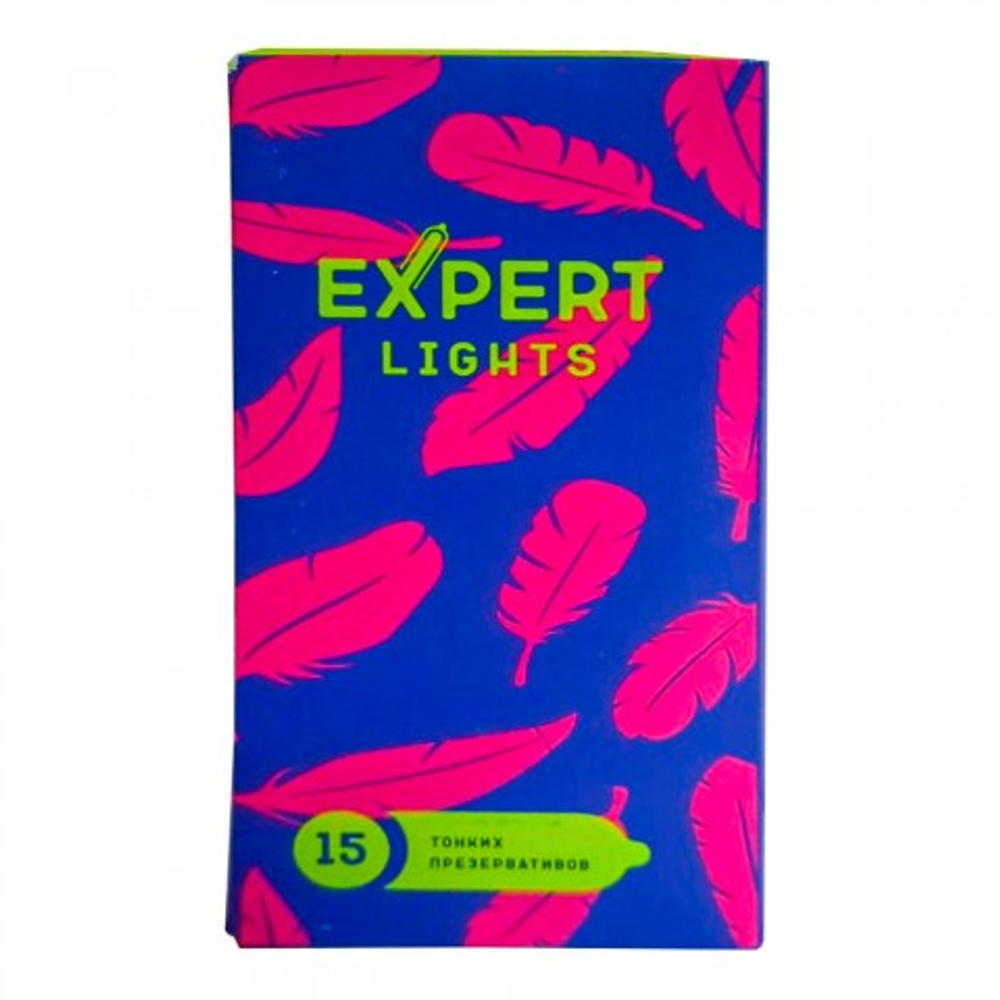 Презервативы EXPERT LIGHTS № 12+3 (ультратонкие), 12+3 шт.
